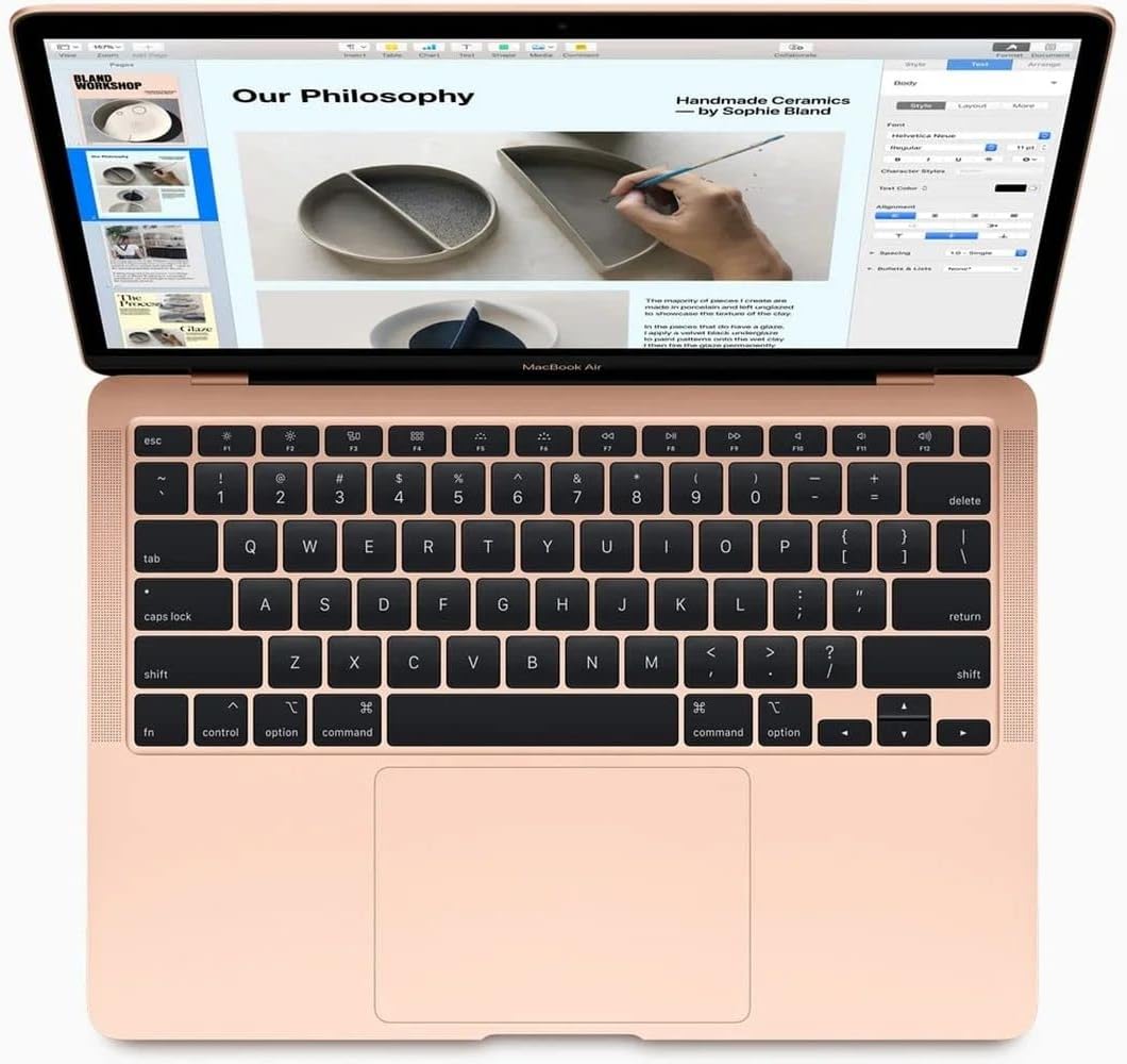 2020 Apple MacBook Air avec 1.1GHz Intel Core i3 (13-pouces, 8Go RAM, 256Go SSD Stockage) (Clavier QWERTY US) - Or (Reconditionné) 2020 Apple MacBook Air avec 1.1GHz Intel Core i3 (13-pouces, 8Go RAM, 256Go SSD Stockage) (Clavier QWERTY US) - Or (Reconditionné)