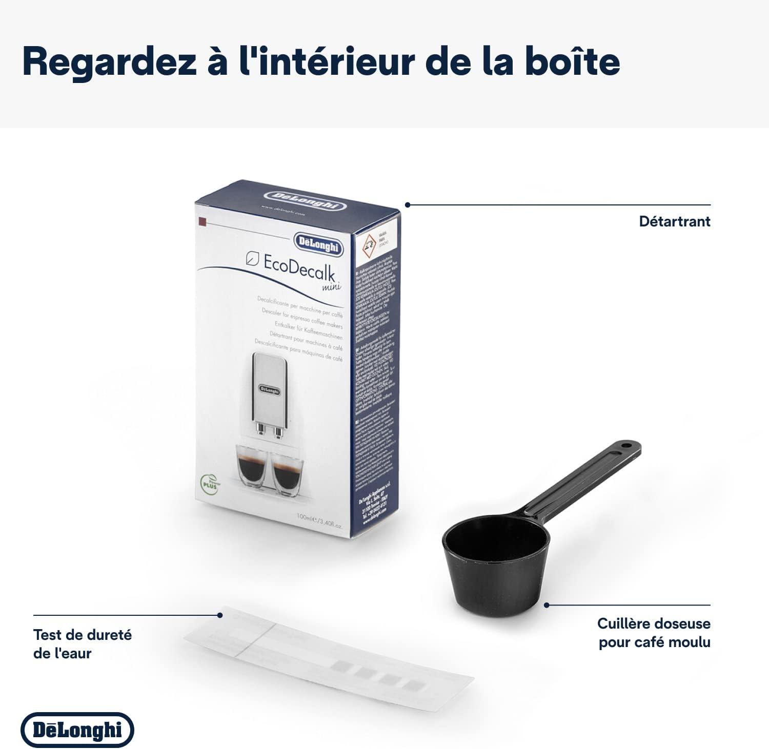 DeLonghi Magnifica S Machine a Café Grain ECAM22.110.B, Machine Expresso et Cappuccino, 1.8L, Noir [Exclusif Amazon]
