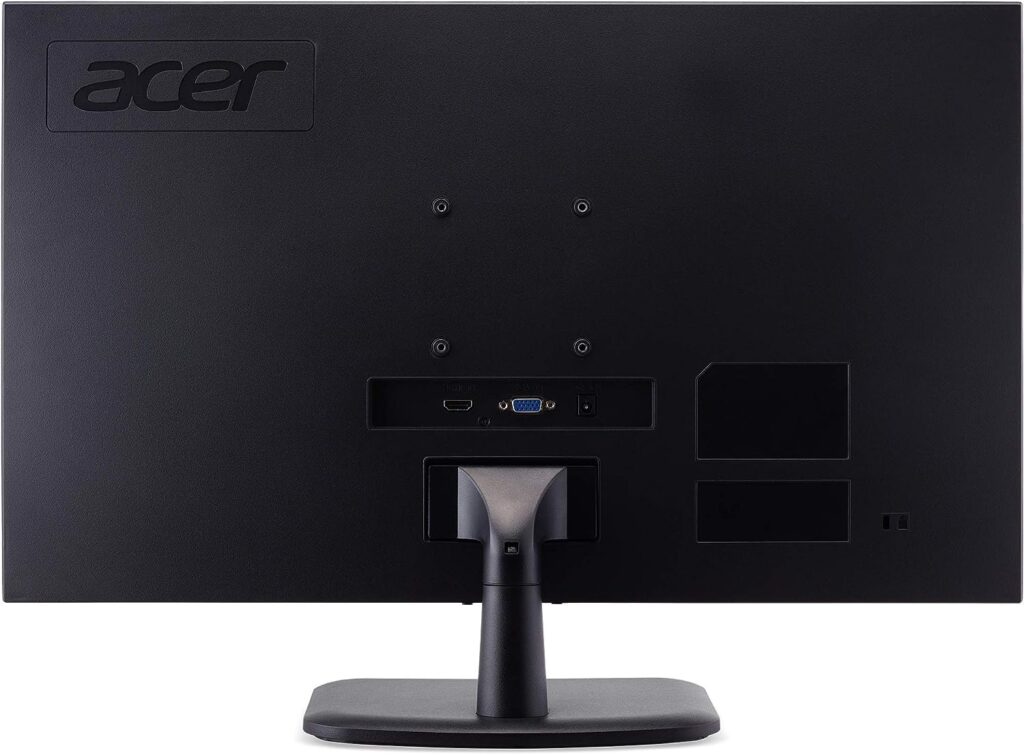 Acer EK240YC Écran PC 23.8 Full HD 75 Hz, 1920x1080, 16:9, AMD FreeSync, 5 ms (G2G), 250 Nits, BlueLightShield  Flickerless, HDMI 1.4, VGA, HDMI - Moniteur PC Réglable et Inclinable