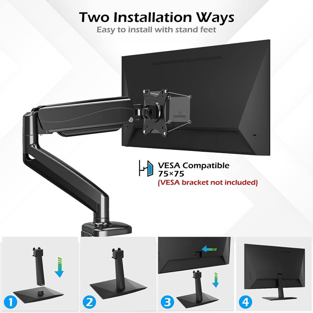 Caixun Moniteur Ecran PC，24 Pouces FHD (1920x1080),75Hz 5ms 3000:1 avec USB Type-C, Moniteur dordinateur avec Haut-parleurs intégrés, connexions HDMI+VGA (câble Type-C et câble HDMI Inclus)
