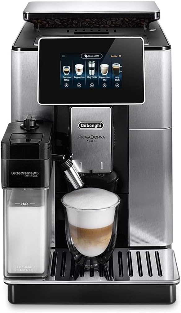 DeLonghi PrimaDonna ECAM610.74.MB machine à café Entièrement automatique 2,2 L