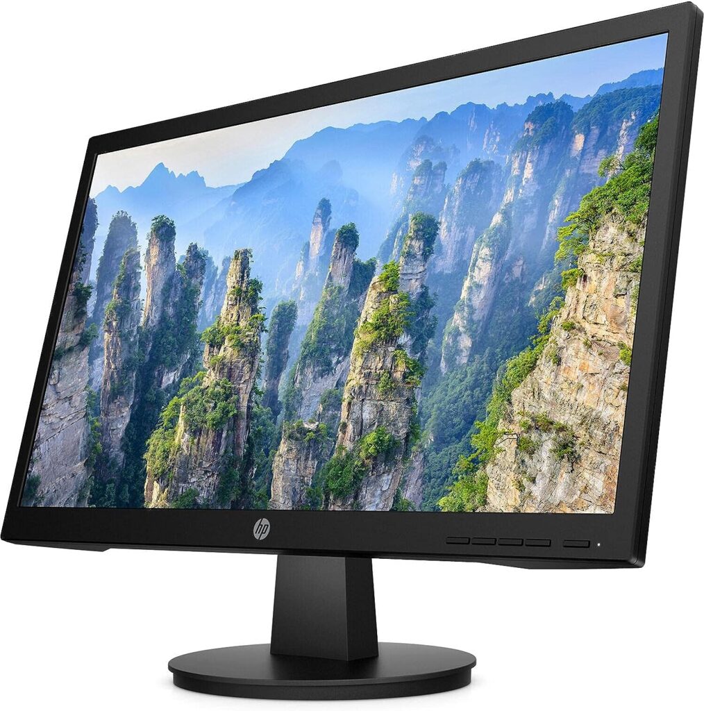HP V22e Écran 21,5 FHD TN (HDMI/VGA, 1920 x 1080, 16:9, 5ms, Faible lumière bleue) - Jusquà 100% remboursés