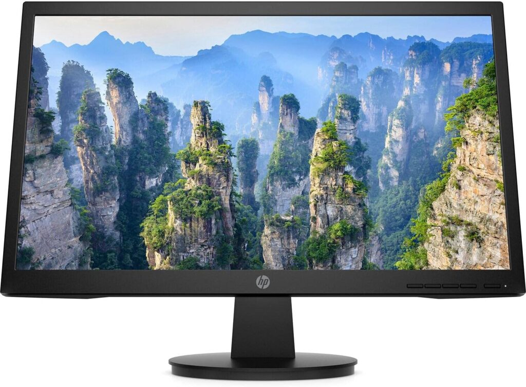 HP V22e Écran 21,5 FHD TN (HDMI/VGA, 1920 x 1080, 16:9, 5ms, Faible lumière bleue) - Jusquà 100% remboursés