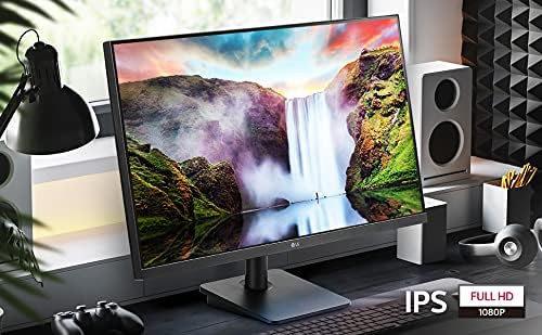 LG 27MP400-B 27 Moniteur bureautique - dalle IPS 5ms 75Hz, résolution FHD 1920x1080, format 16:9, AMD FreeSync, fonctions gaming, inclinable