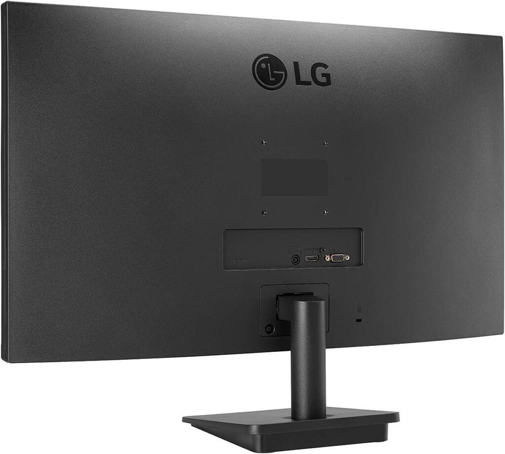 LG 27MP400-B 27 Moniteur bureautique - dalle IPS 5ms 75Hz, résolution FHD 1920x1080, format 16:9, AMD FreeSync, fonctions gaming, inclinable