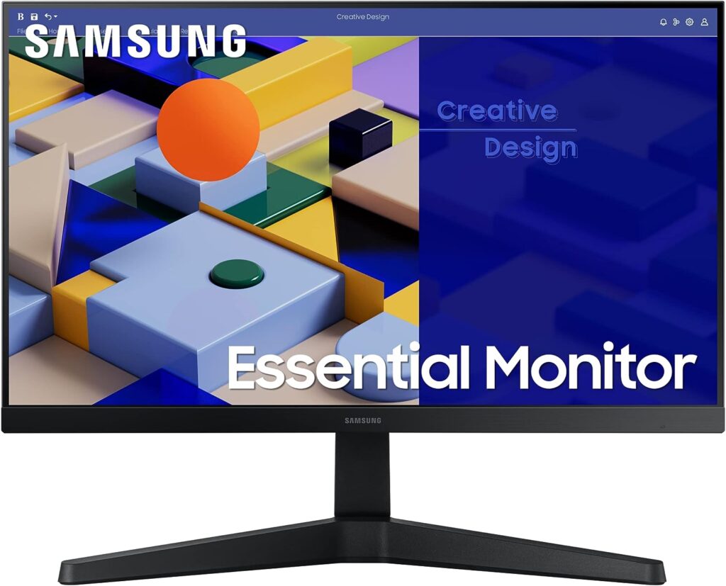 Samsung S22C310EAU, Ecran PC 22 Bords Fins, Dalle IPS, Résolution FHD (1920 x 1080), 5ms, 75Hz, 1 VGA, 1 HDMI