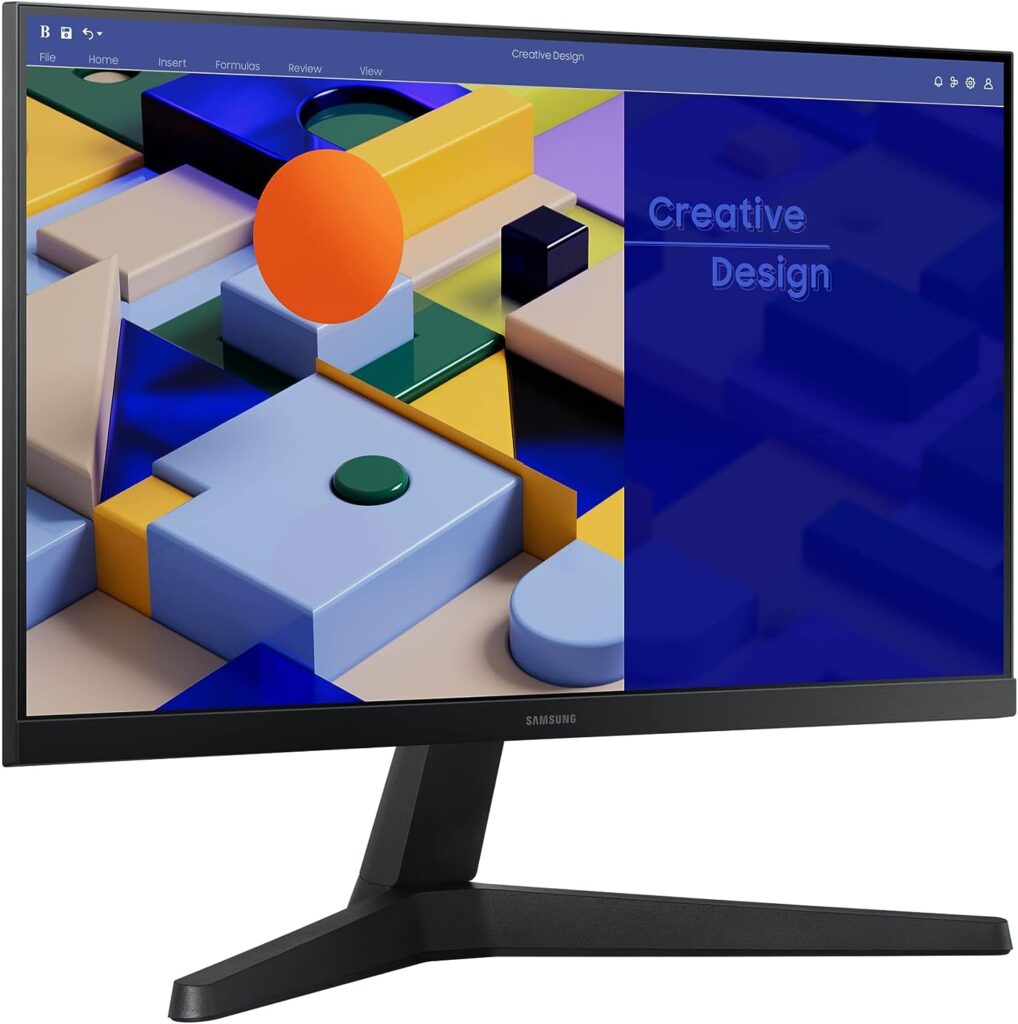 Samsung S22C310EAU, Ecran PC 22 Bords Fins, Dalle IPS, Résolution FHD (1920 x 1080), 5ms, 75Hz, 1 VGA, 1 HDMI